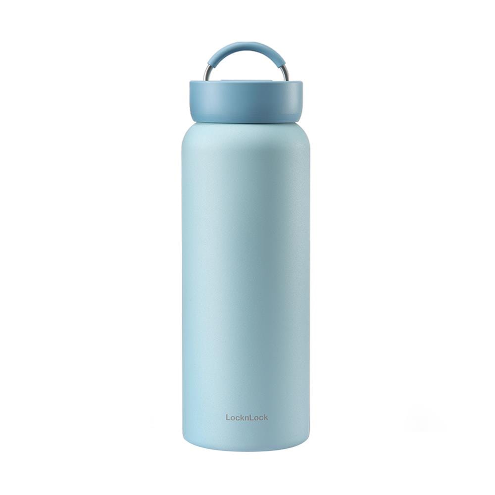 กระติกสุญญากาศ LOCKNLOCK JUMBO TUMBLER LHC4300 0.9 ลิตร สีฟ้า