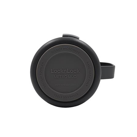 กระติกสุญญากาศ LOCKNLOCK METRO MUG 475 มล. สีเทาเข้ม_1