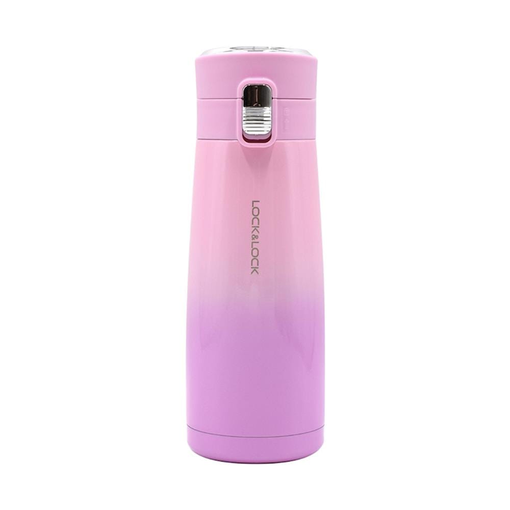 กระติกสุญญากาศ 450 มล. LOCKNLOCK HOLIDAY SUNSET สีชมพู