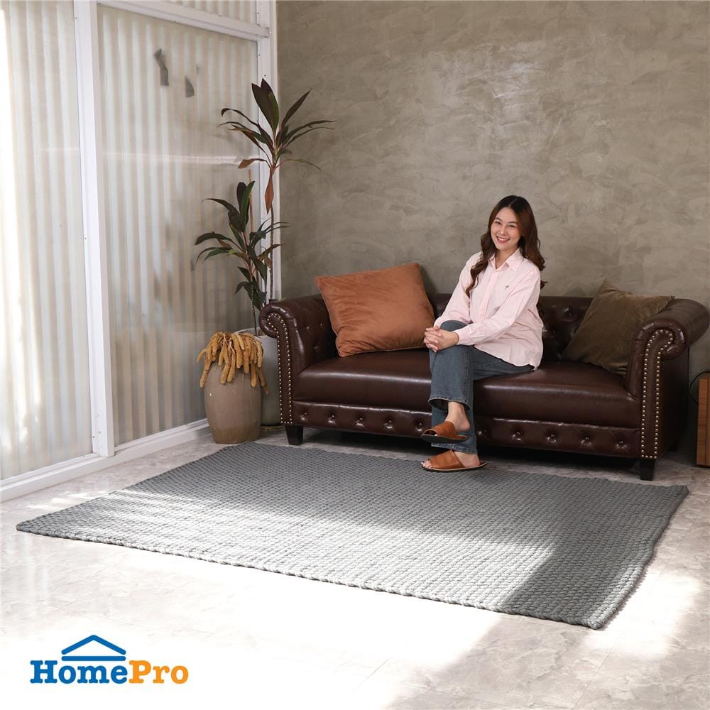 พรม BENETTA INTERLAKE 150X210 ซม. สีเทาเข้ม