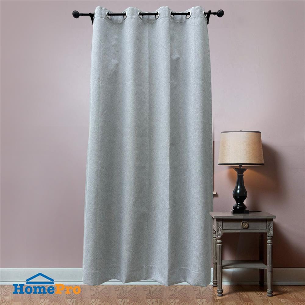 ผ้าม่าน EYELET HOME LIVING STYLE PALE UV 135X220 ซม. สีเทาอ่อน
