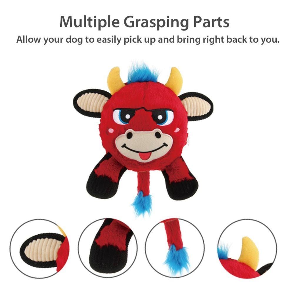 ของเล่นสุนัข GIGWI JUMBALL PLUSH REDBULL