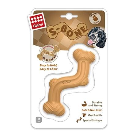 ของเล่นสุนัข GIGWI NYLON BONE S SHAPE_0