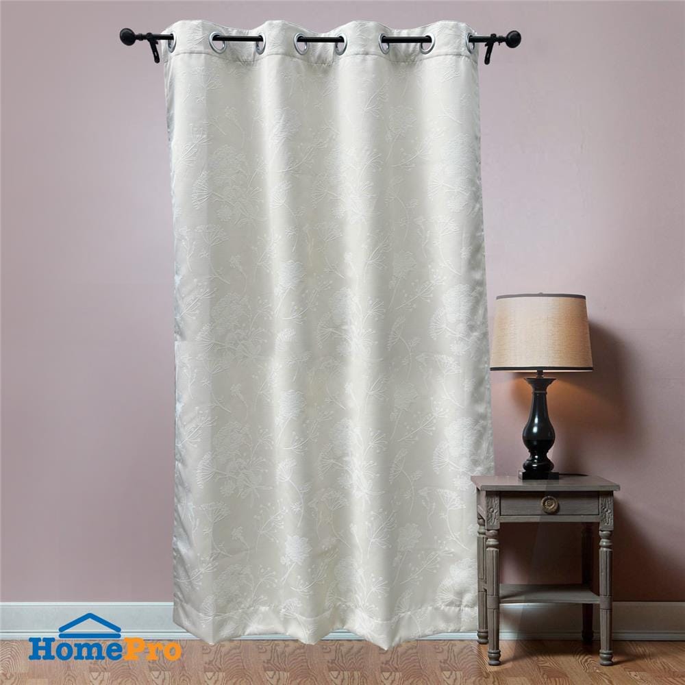 ผ้าม่าน EYELET HOME LIVING STYLE BLOOM UV 135X220 ซม. สีครีม