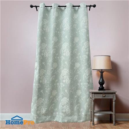ผ้าม่าน EYELET HOME LIVING STYLE BLOOM UV 135X220 ซม. สีเขียว_3