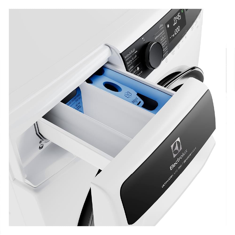 เครื่องซักผ้าฝาหน้าพร้อมขาตั้ง ELECTROLUX EWF1343R7WC 13 กก. 1400RPM อินเวอร์เตอร์ สีขาว