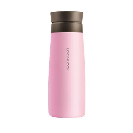 กระติกสุญญากาศ LOCKNLOCK MACARON 450 มล. สีชมพู_0