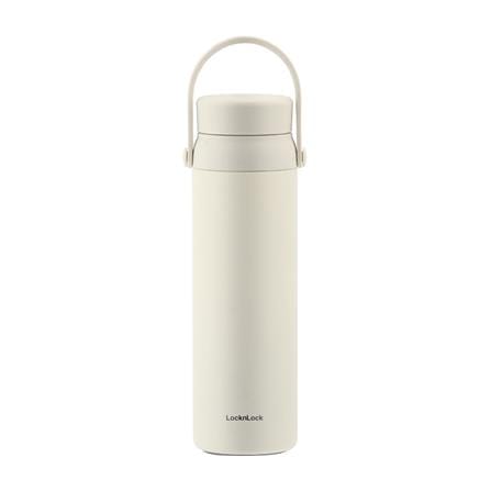 กระติกสุญญากาศ LOCKNLOCK TUMBLER 450 มล. สีครีม_0