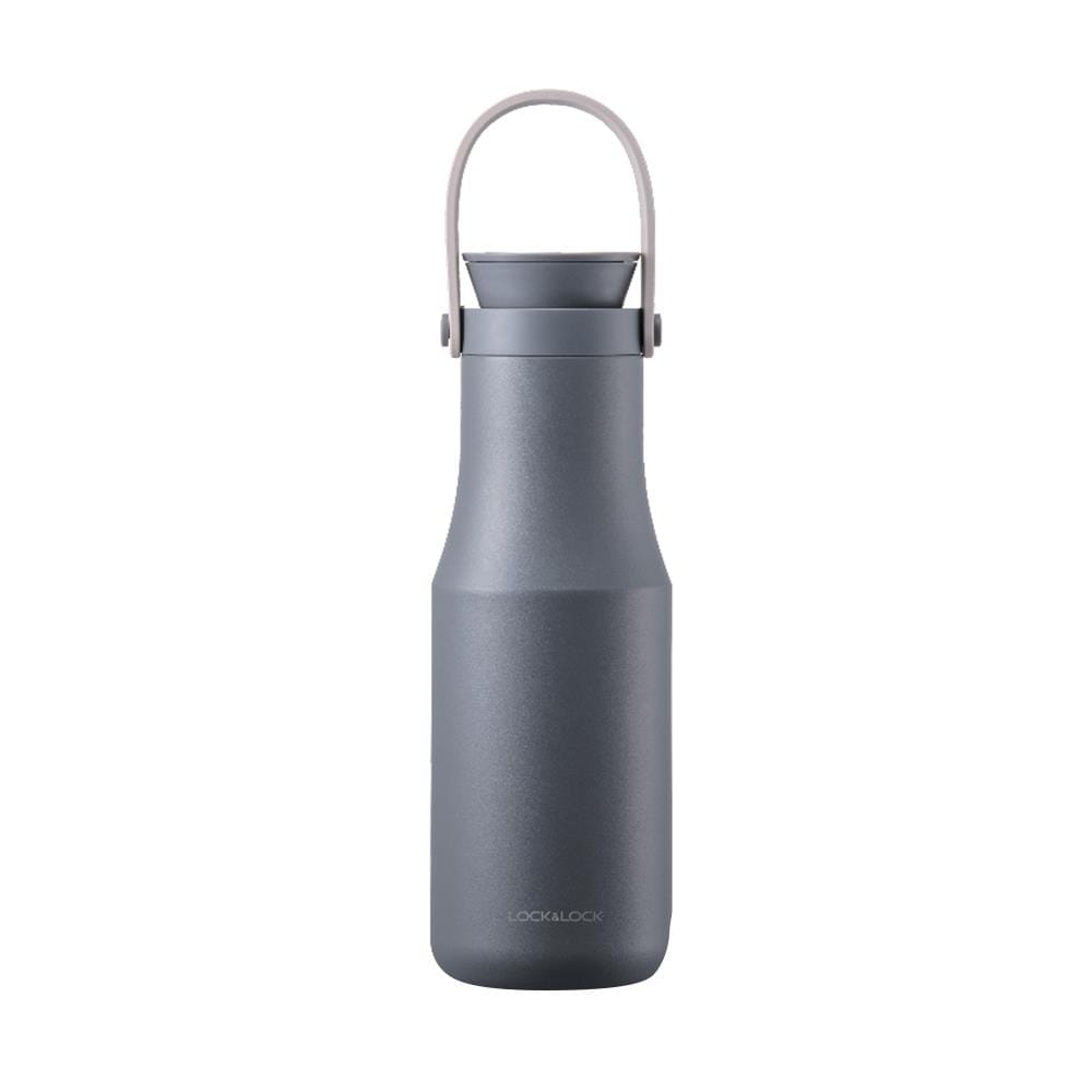 กระติกสุญญากาศ LOCKNLOCK METRO DOUBLE TUMBLER 470 มล. สีเทา