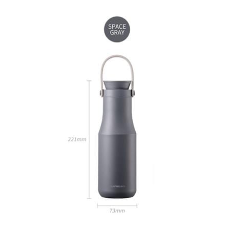 กระติกสุญญากาศ LOCKNLOCK METRO DOUBLE TUMBLER 470 มล. สีเทา_1