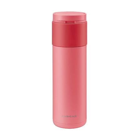 กระติกสุญญากาศ LOCKNLOCK HIDDEN 490 มล. สีแดง_0