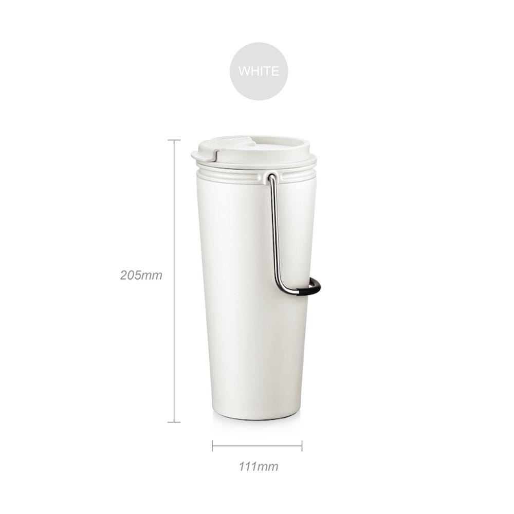 แก้วน้ำสุญญากาศ LOCKNLOCK TUMBLER 540 มล. สีขาว