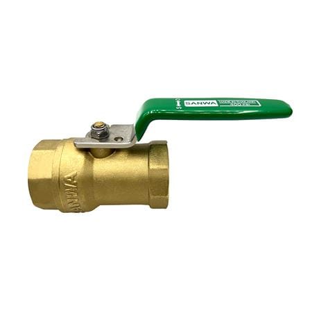 บอลวาล์วทองเหลือง DZR SANWA BV-10 400PSI 3/8 นิ้ว_1