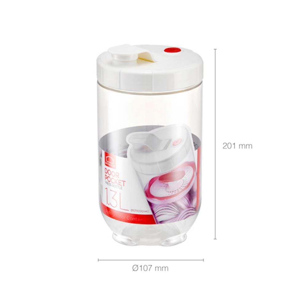 ขวดโหล PET ฝาเกลียว LOCKNLOCK INTERLOCK INL412W 1.3 ลิตร สีขาว/ใส