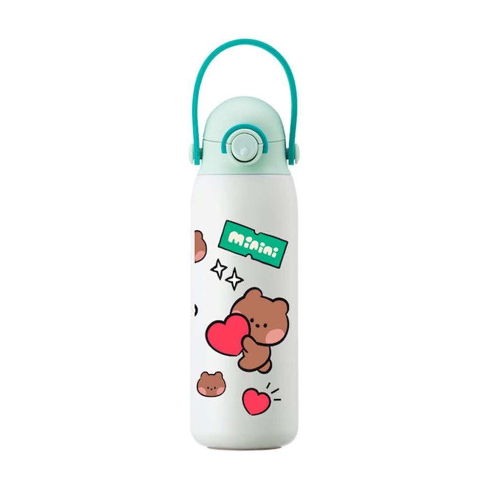 กระติกสุญญากาศ LOCKNLOCK LINE FRIEND 520 มล. สีมิ้นท์