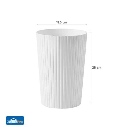 ถังขยะกลม ACCO CURVY 6 ลิตร สีขาว_4