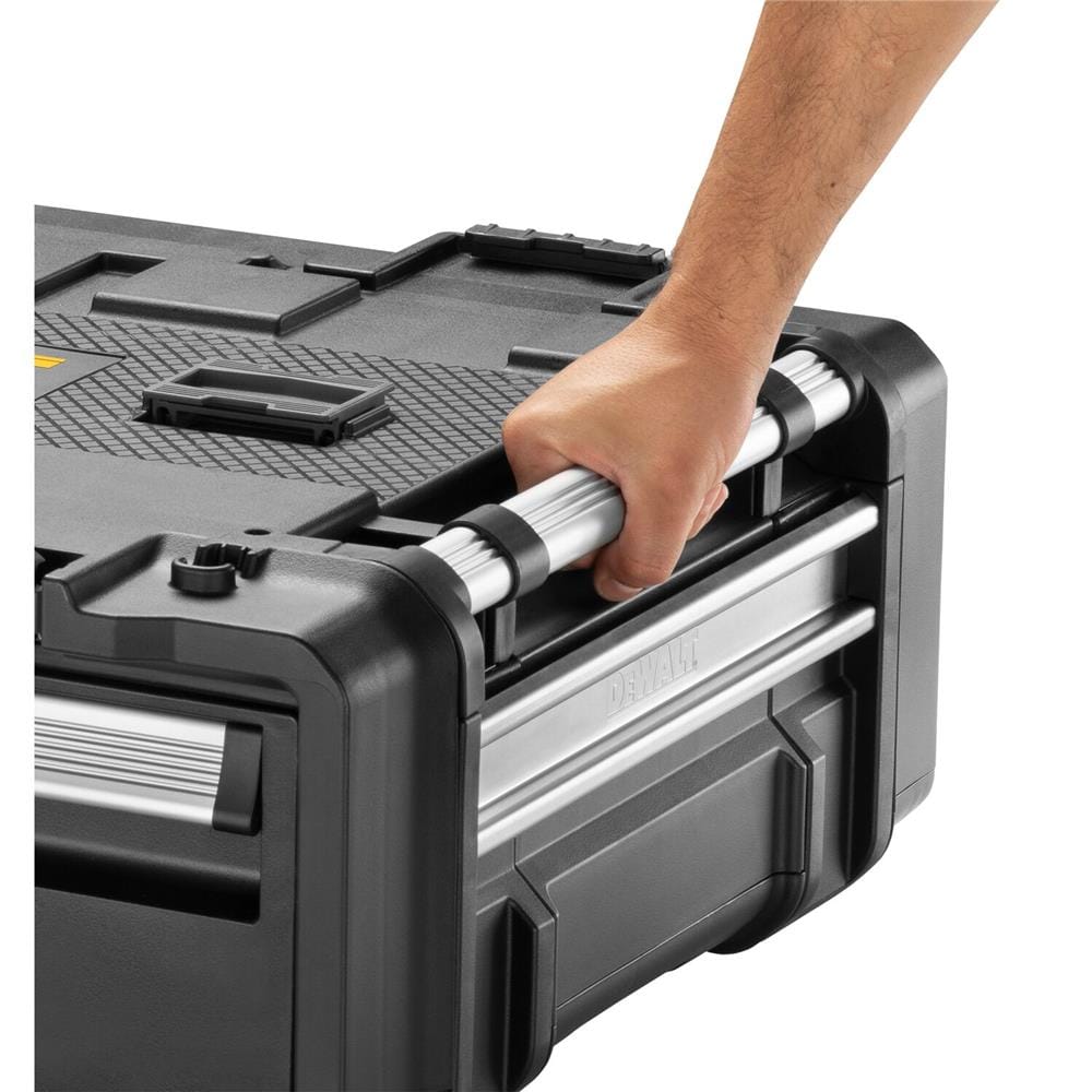กล่องเครื่องมือลิ้นชัก 1 ชั้น พลาสติก-เหล็ก DEWALT TOUGH SYSTEM 2.0 DXL 77X55X28 ซม.
