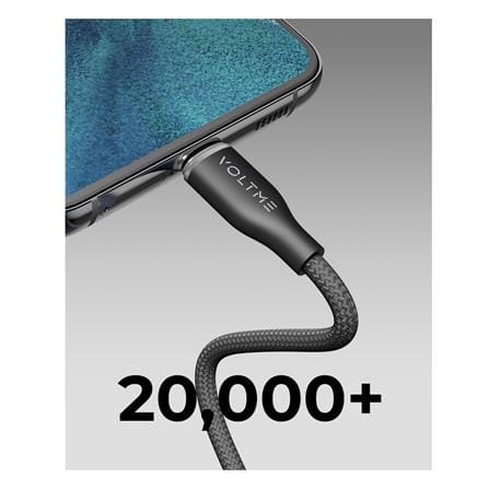 ชุดสายชาร์จ C TO C VOLTME V2021T 35W สีดำ_5