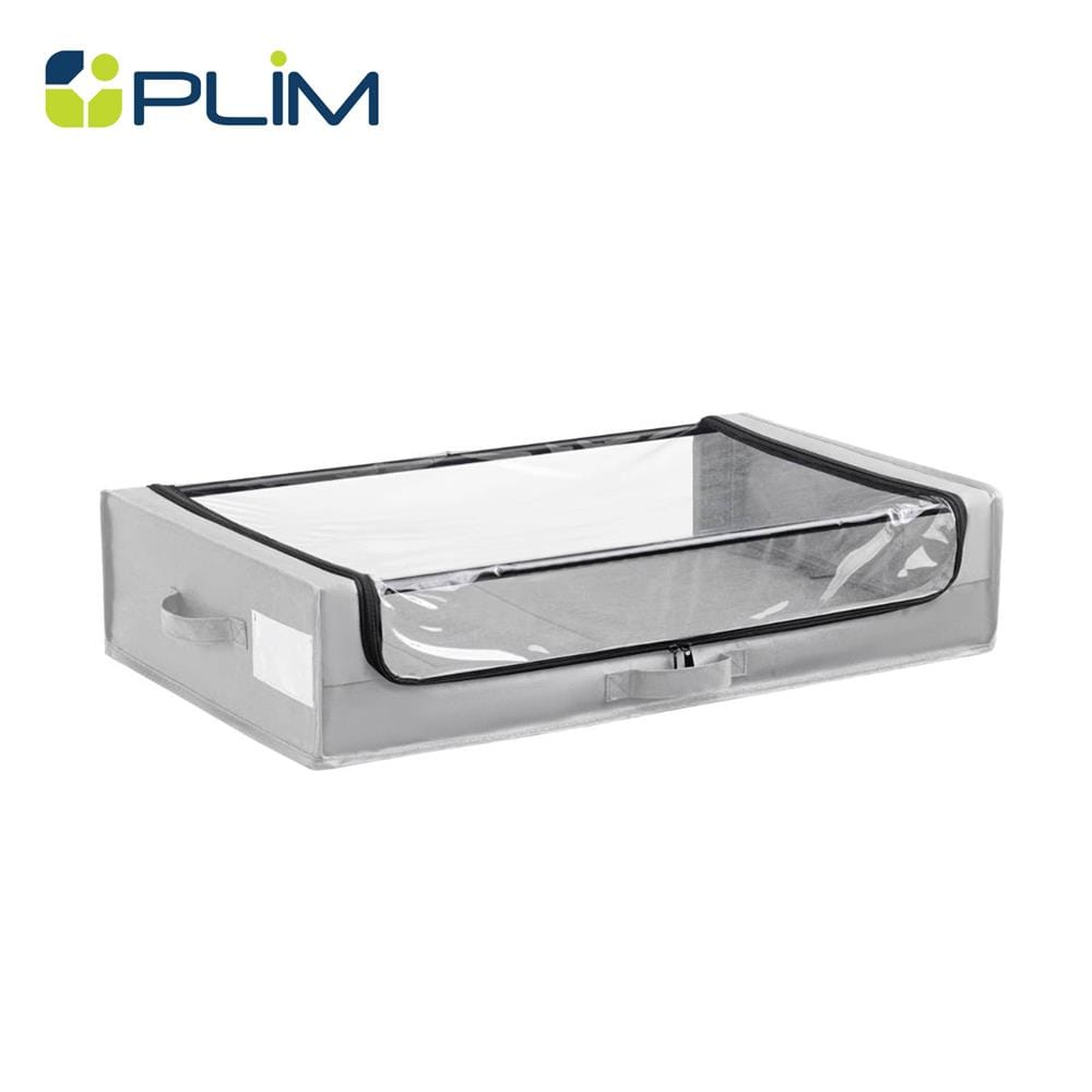 กล่องผ้าอเนกประสงค์มีล้อ PLIM MABEL SIZE L สีเทา_0