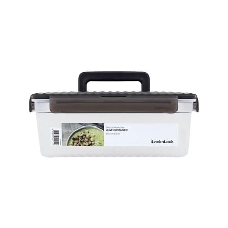 กล่องอาหาร LOCKNLOCK WAVE CONTAINER 3.5 ลิตร สีเทา_1