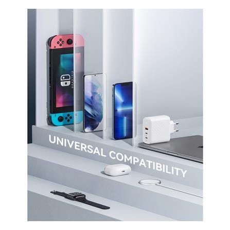 อะแดปเตอร์ USB-A&C VOLTME V2026V1 100W สีขาว_5