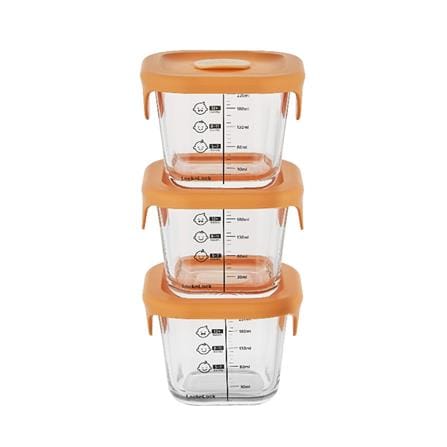 ชุดกระปุกแก้วฝาสุญญากาศ LOCKNLOCK 260 มล. 3 ชิ้น_0