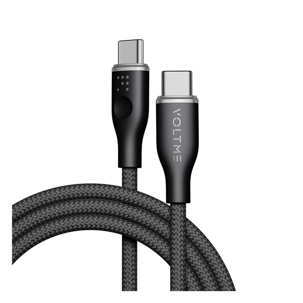 สายชาร์จ USB-C TO USB-C VOLTME POWERLINK RUGG C2045 1.8 เมตร สีดำ