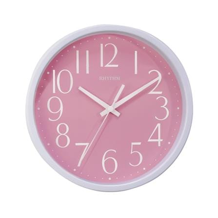 นาฬิกาแขวน RHYTHM CMG625NR13 9 นิ้ว สีชมพู_0