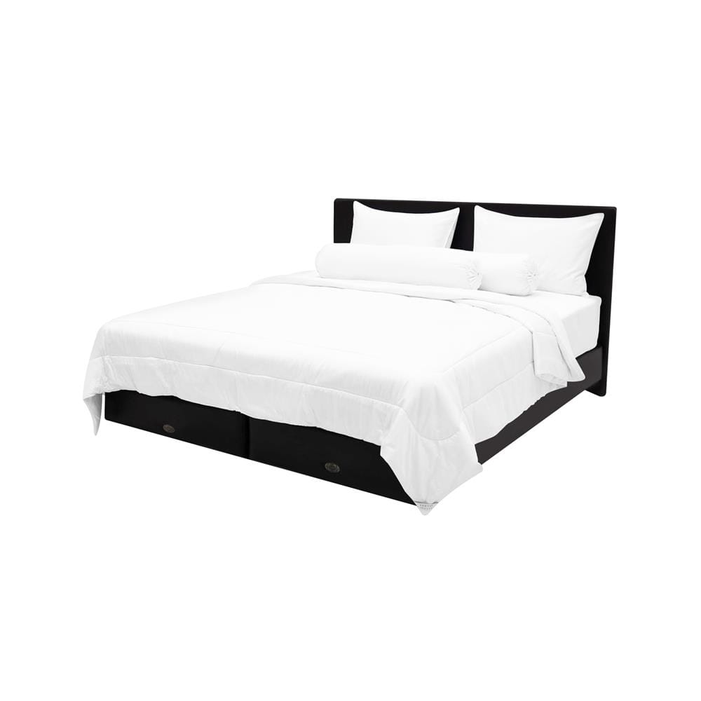 ชุดผ้าปูที่นอน 5 ฟุต 6 ชิ้น SANTAS COTTON USA SENSE WH