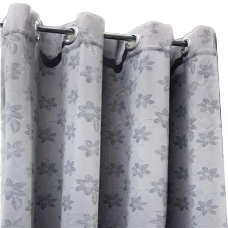 ผ้าม่าน EYELET HOME LIVING STYLE RYLLIS UV 140X160 ซม. สีเทา_2