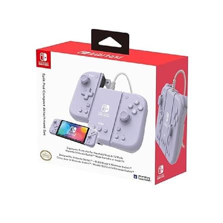 จอย NINTENDO SWITCH HORI GRIP CONTROLLER FIT ATTACHMENT SET สีม่วง_3