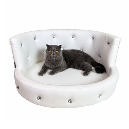 โซฟาสัตว์เลี้ยง PET BUDDY PB05M 35x73x63 ซม. สีขาว_0