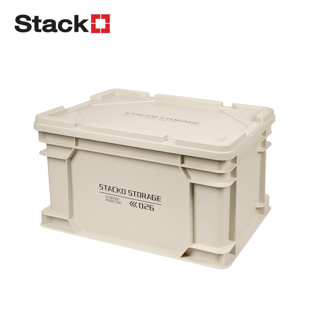 กล่องเก็บของ STACKO GLAM 2026 40.5X30X24 ซม. สีเบจ_1