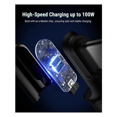 สายชาร์จ USB-C TO USB-C VOLTME POWERLINK STARK C2071 1.2 เมตร สีดำ_3