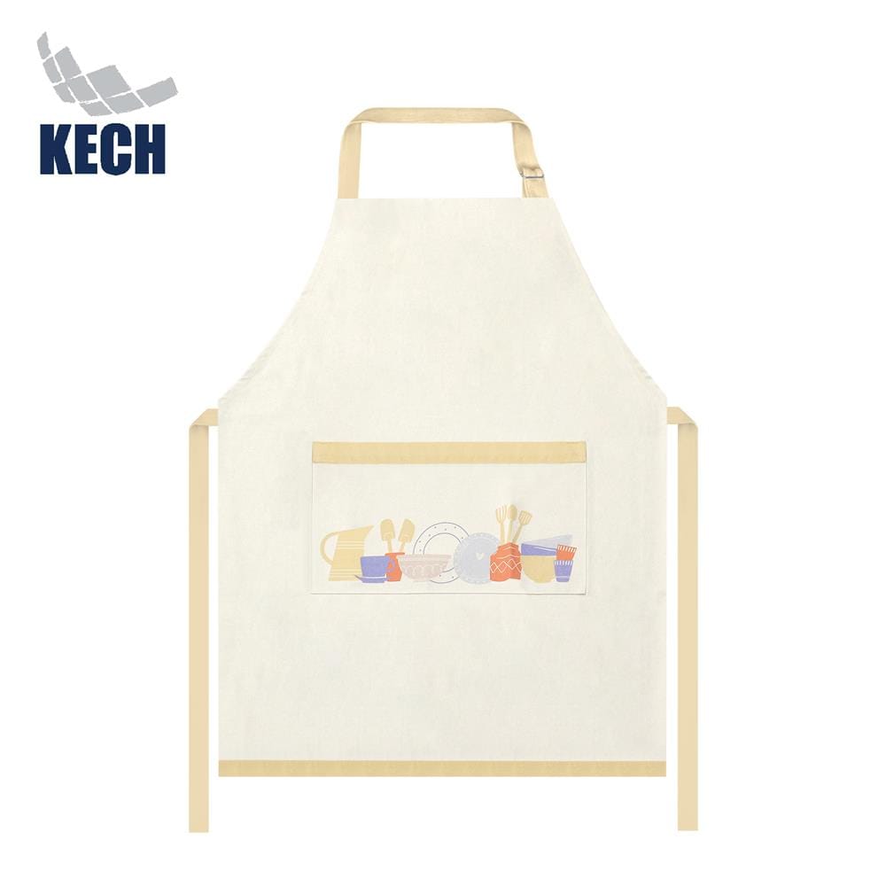 ชุดกันเปื้อน KECH COOKING สีครีม