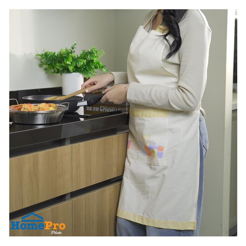 ชุดกันเปื้อน KECH COOKING สีครีม