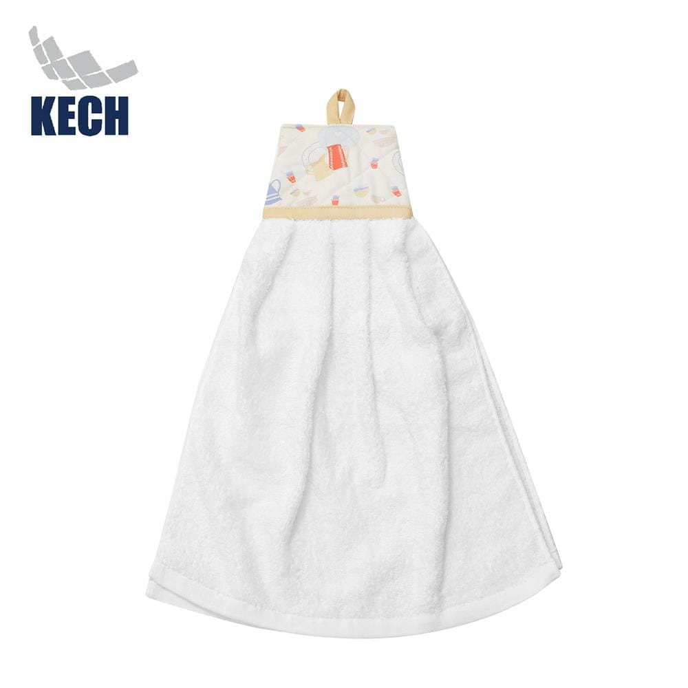 ผ้าเช็ดมือ KECH COOKING สีครีม