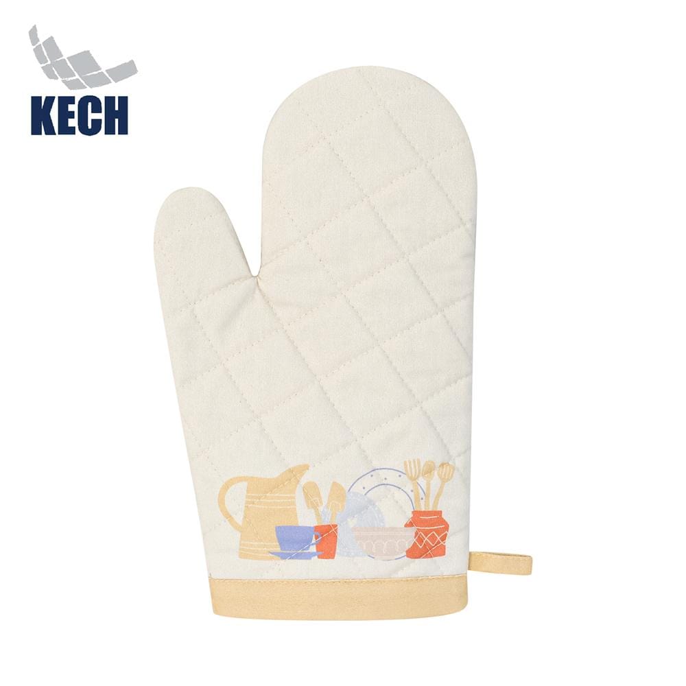 ถุงมือจับภาชนะร้อน KECH COOKING สีครีม