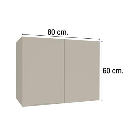 ตู้แขวนเข้ามุมขวา MJ ECO 80x60 ซม. สี BEIGE_3