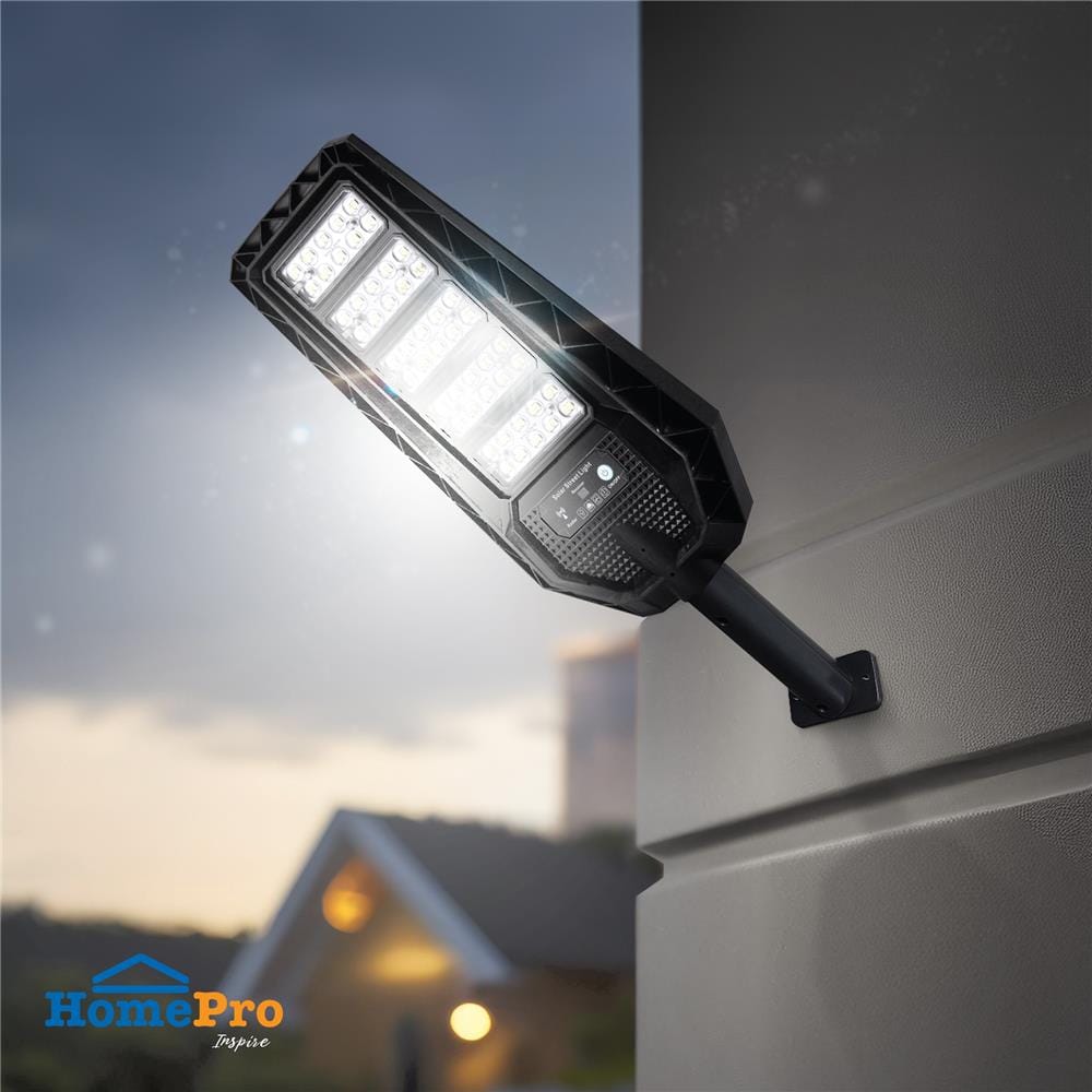 ไฟถนน SOLAR CARINI ELENA 100 วัตต์ DAYLIGHT สีดำ