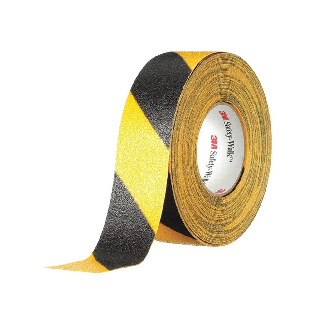 เทปกันลื่นชนิดหยาบมาก 3M SAFETY WALK 613 2 นิ้ว x 60 ฟุต สีดำ/เหลือง