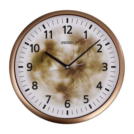 นาฬิกาแขวน SEIKO CLOCKS PHA020B 14.1 นิ้ว สีน้ำตาล_0
