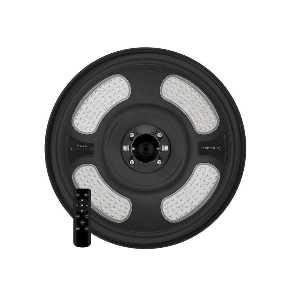 ไฟสนาม SOLAR LAMPTAN BRILUX-2 1000 วัตต์ DAYLIGHT สีดำ