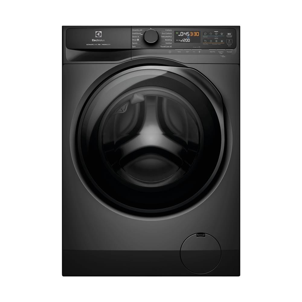 เครื่องซักอบผ้าฝาหน้าพร้อมขาตั้ง ELECTROLUX EWW1343R7SC 13/9 กก. 1400RPM อินเวอร์เตอร์ สีเทาเข้ม