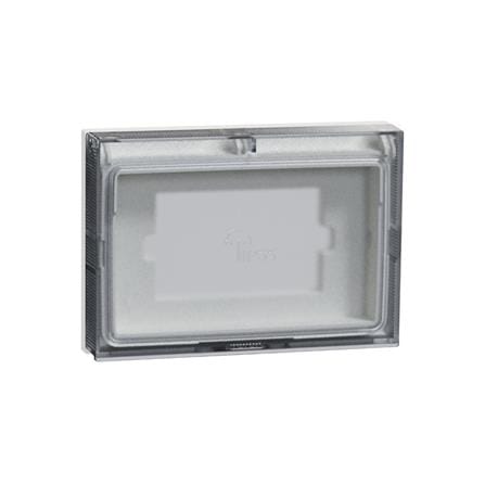 หน้ากากกันน้ำ 3 ช่อง SCHNEIDER M3T01WP WH สีขาว/ใส_1