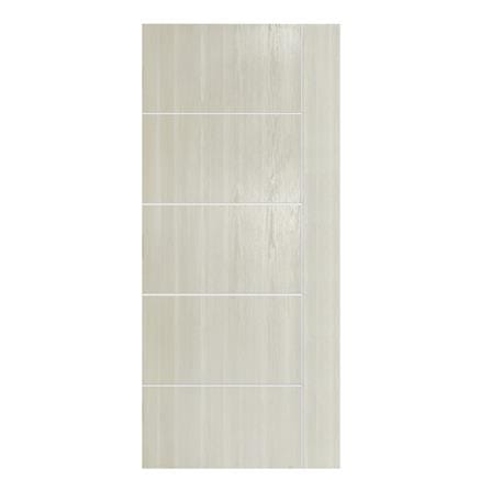 ประตูภายนอก UPVC ไม่เจาะลูกบิด MT OUP-002 90x200 ซม. สีขาว-โอ๊ค_0