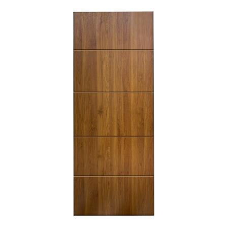 ประตูห้องน้ำ UPVC ไม่เจาะลูกบิด MT IUP-005 70x200 ซม. สีไม้สัก_0