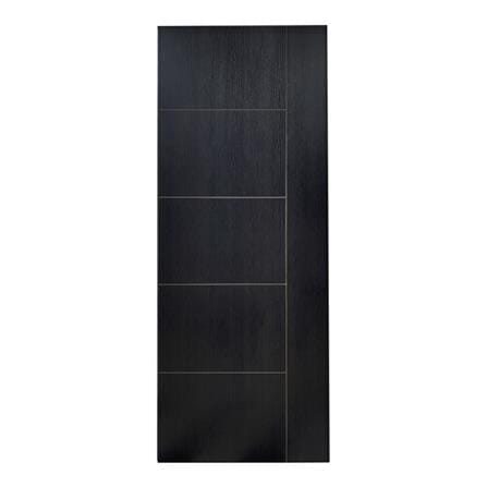 ประตูภายใน UPVC ไม่เจาะลูกบิด MT IUP-002 80x200 ซม. สี BLACK ASH_0