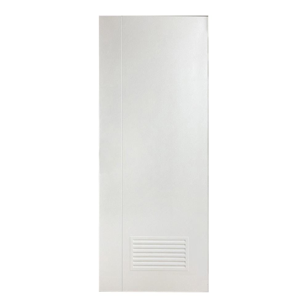 ประตูห้องน้ำ UPVC ไม่เจาะลูกบิด MT IUP-003D 70x200 ซม. สีขาวลายไม้