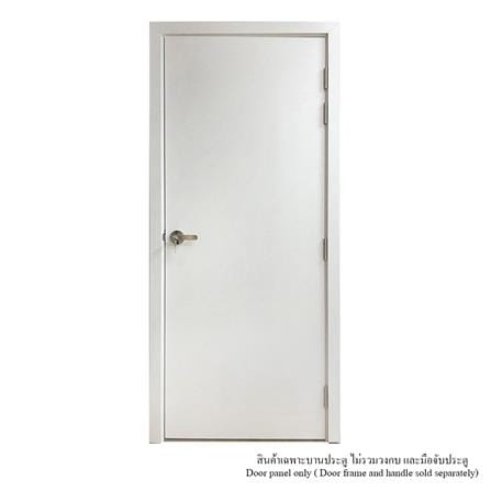 ประตูห้องน้ำ UPVC ไม่เจาะลูกบิด MT IUP-001 70x200 ซม. สีขาวเรียบ_2